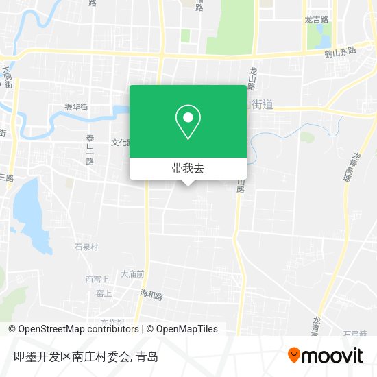 即墨开发区南庄村委会地图