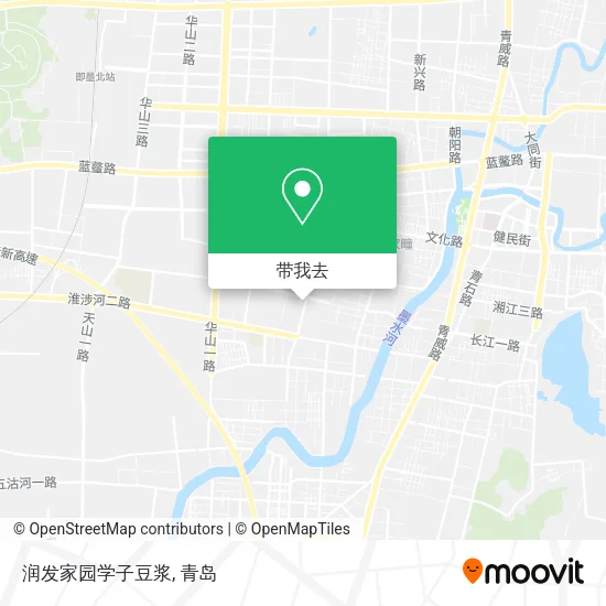 润发家园学子豆浆地图