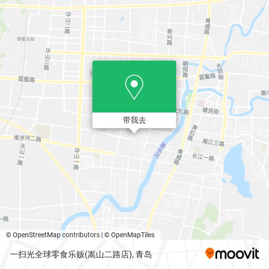 一扫光全球零食乐贩(嵩山二路店)地图