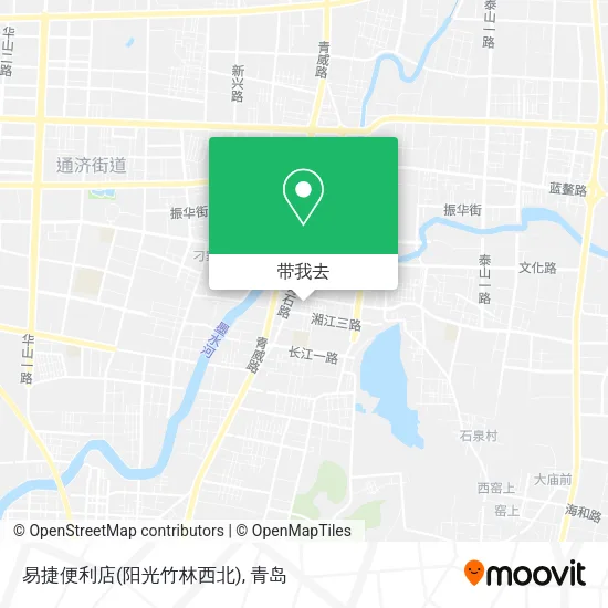 易捷便利店(阳光竹林西北)地图