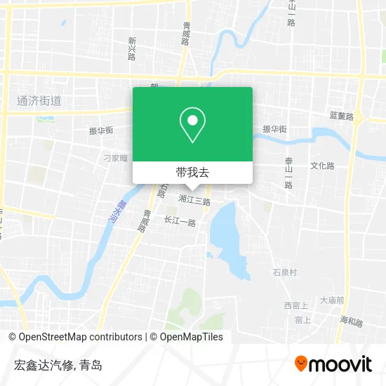 宏鑫达汽修地图