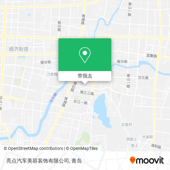 亮点汽车美容装饰有限公司地图