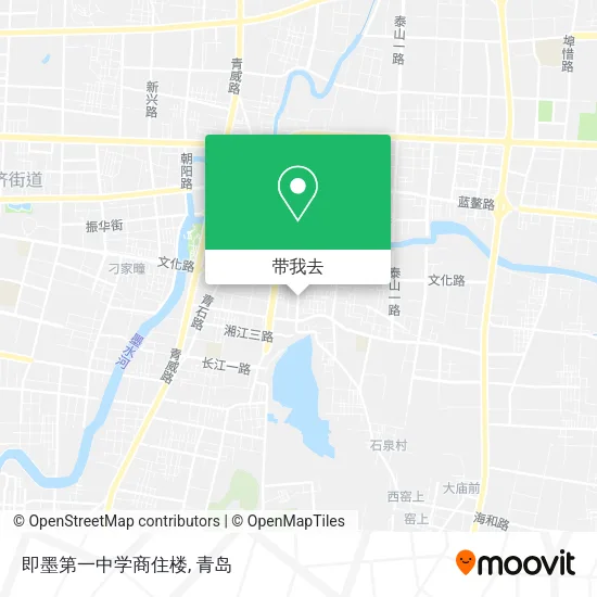 即墨第一中学商住楼地图