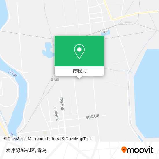 水岸绿城-A区地图