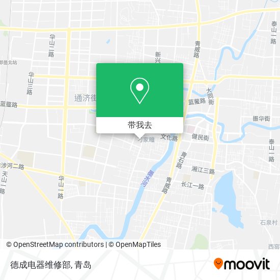 德成电器维修部地图