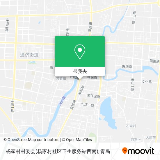 杨家村村委会(杨家村社区卫生服务站西南)地图