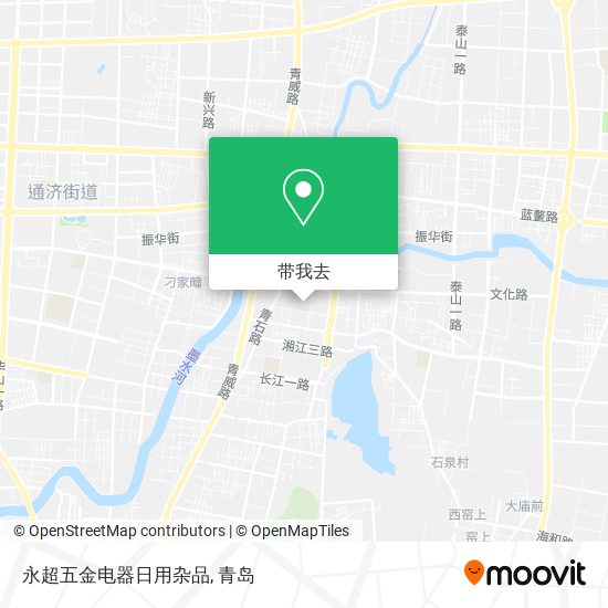 永超五金电器日用杂品地图