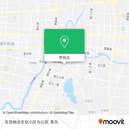 安居物业文化小区办公室地图