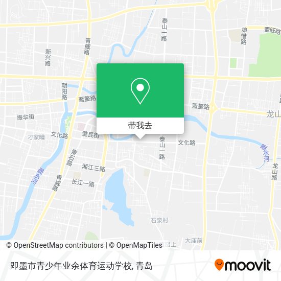 即墨市青少年业余体育运动学校地图