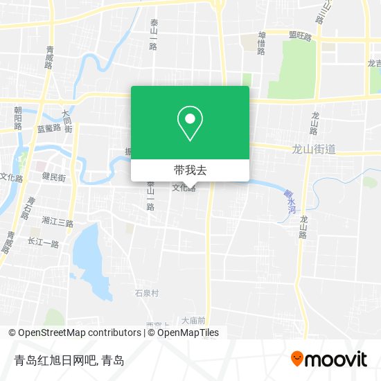 青岛红旭日网吧地图