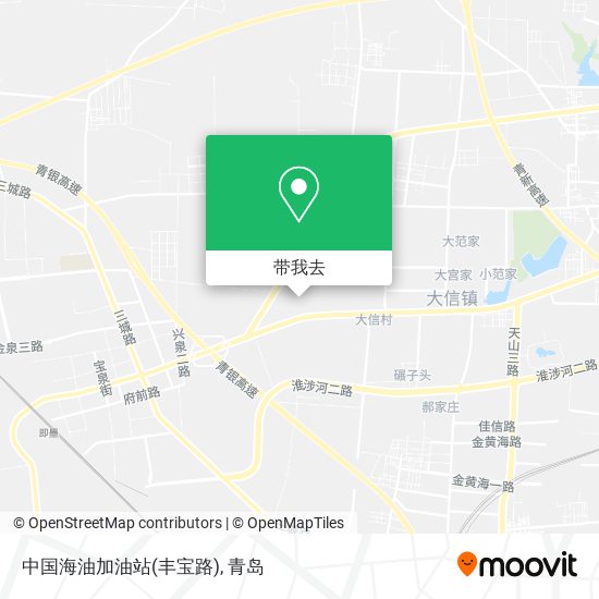 中国海油加油站(丰宝路)地图