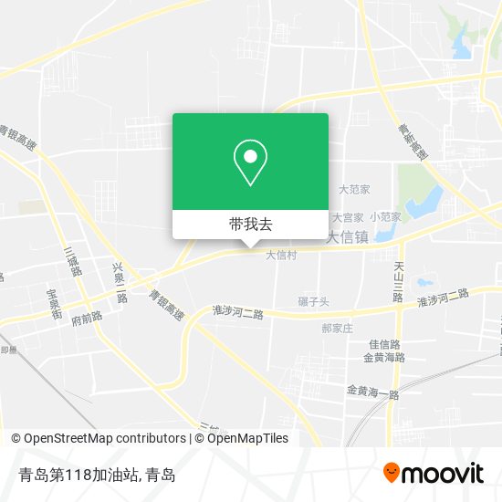 青岛第118加油站地图
