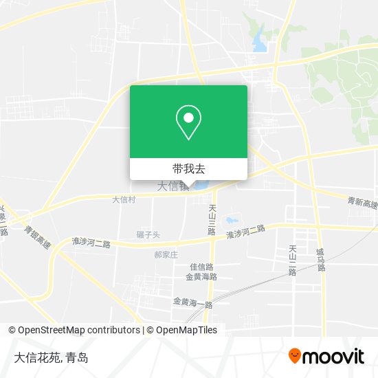 大信花苑地图
