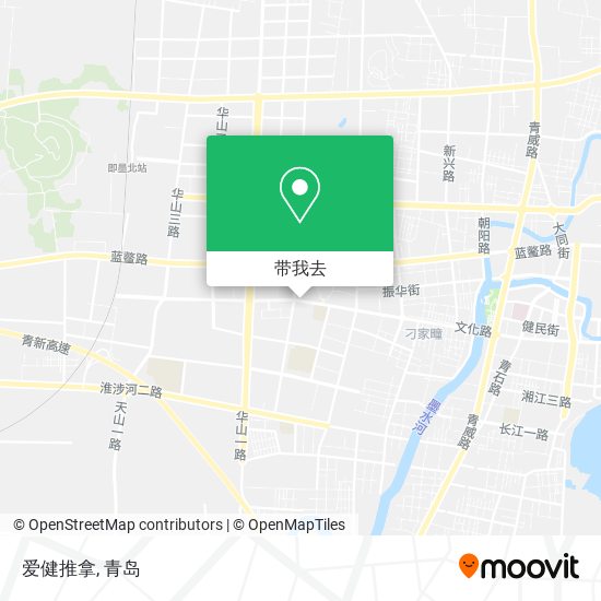 爱健推拿地图