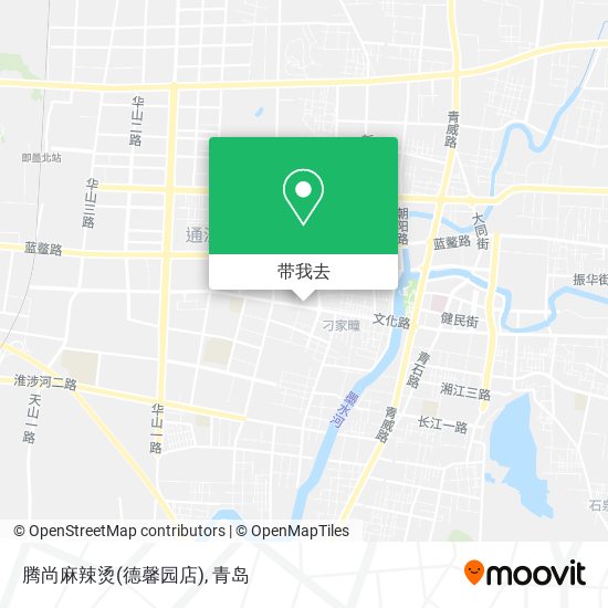 腾尚麻辣烫(德馨园店)地图