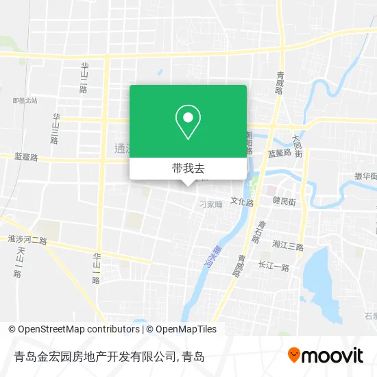 青岛金宏园房地产开发有限公司地图