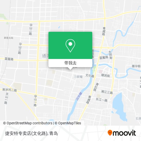捷安特专卖店(文化路)地图
