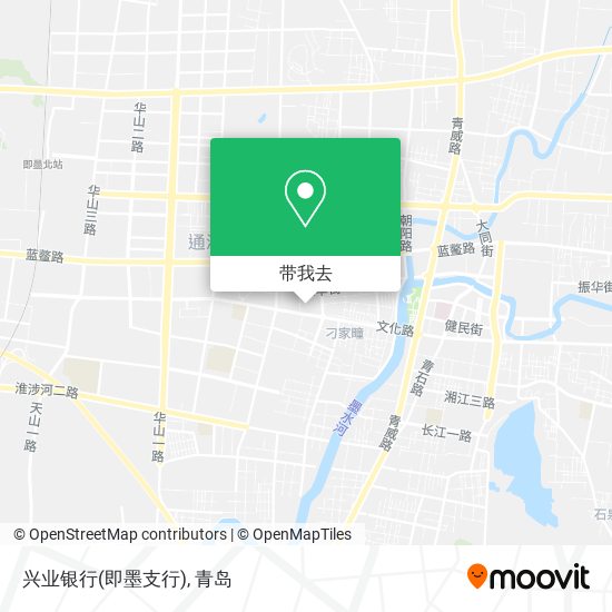 兴业银行(即墨支行)地图