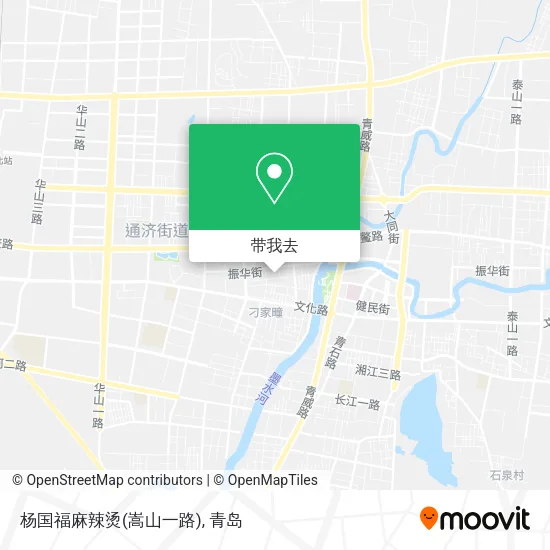 杨国福麻辣烫(嵩山一路)地图
