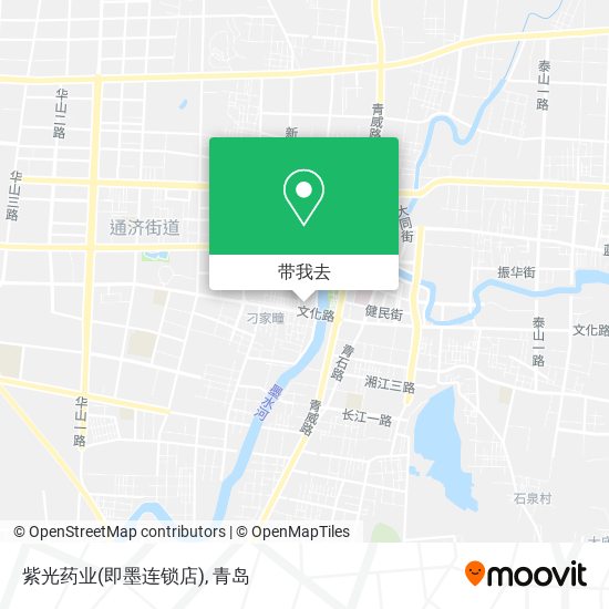 紫光药业(即墨连锁店)地图