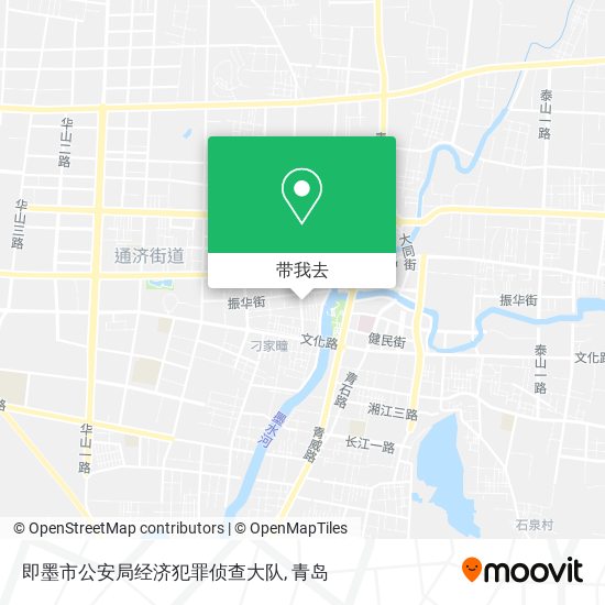 即墨市公安局经济犯罪侦查大队地图