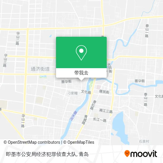 即墨市公安局经济犯罪侦查大队地图