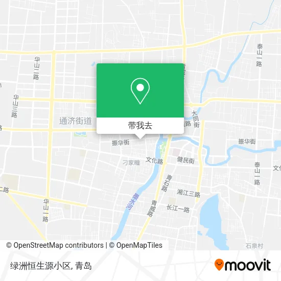 绿洲恒生源小区地图