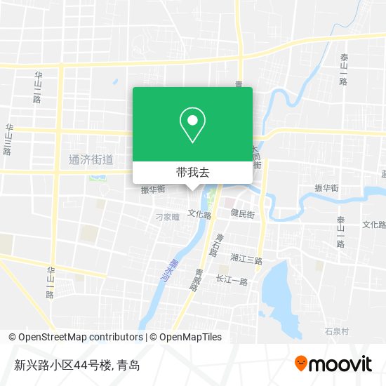 新兴路小区44号楼地图
