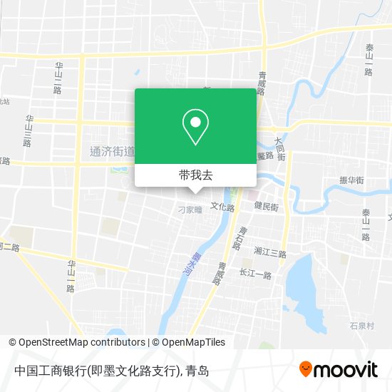 中国工商银行(即墨文化路支行)地图