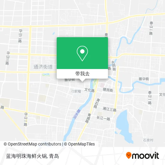 蓝海明珠海鲜火锅地图