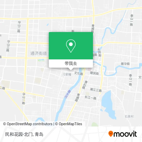 民和花园-北门地图