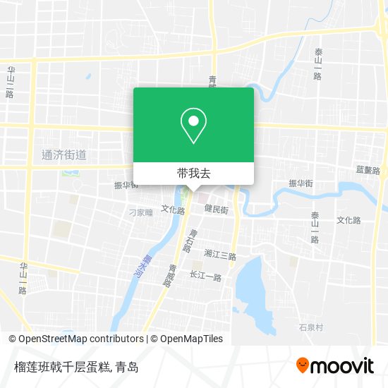 榴莲班戟千层蛋糕地图