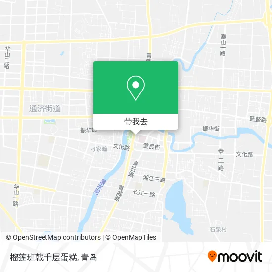榴莲班戟千层蛋糕地图