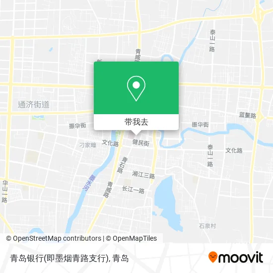 青岛银行(即墨烟青路支行)地图