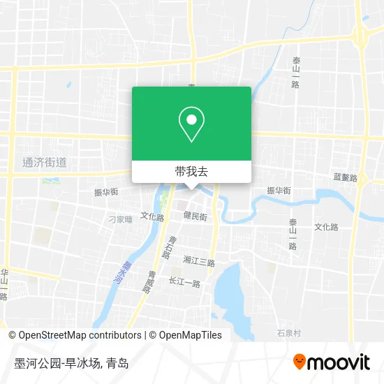 墨河公园-旱冰场地图