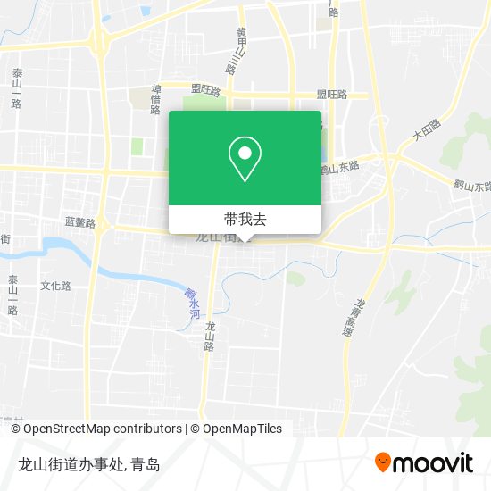 龙山街道办事处地图