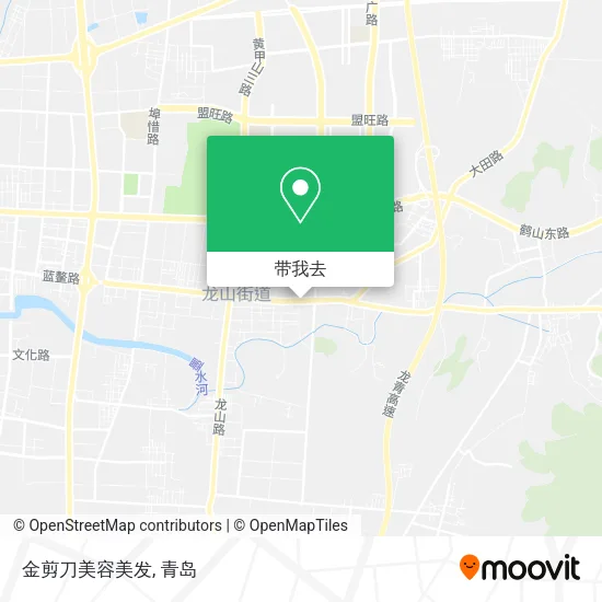 金剪刀美容美发地图