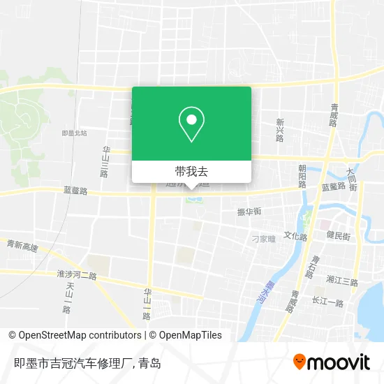 即墨市吉冠汽车修理厂地图