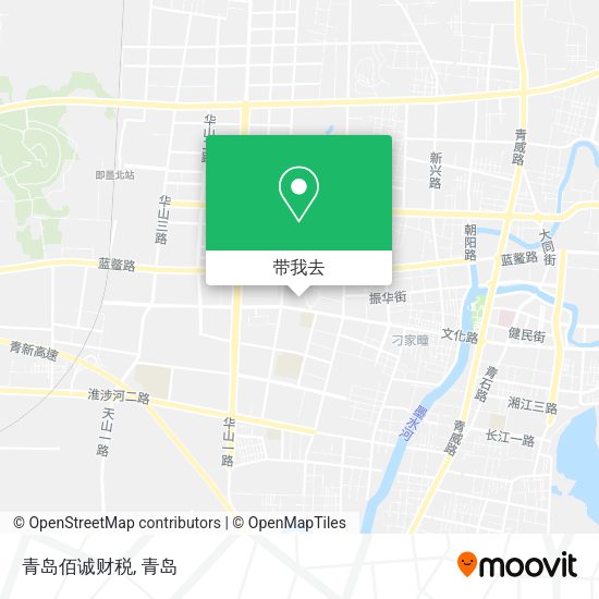 青岛佰诚财税地图