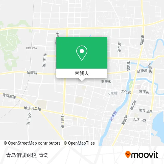青岛佰诚财税地图
