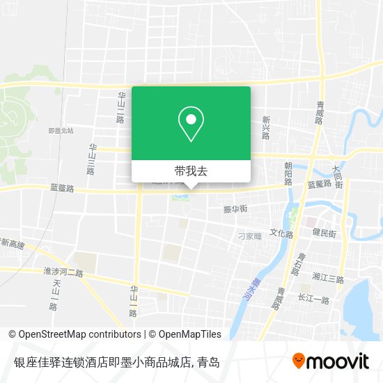 银座佳驿连锁酒店即墨小商品城店地图