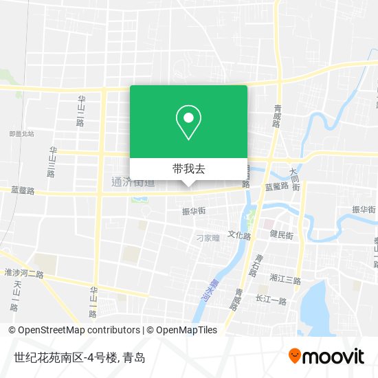 世纪花苑南区-4号楼地图