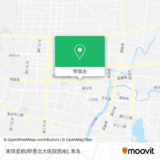 家琪蛋糕(即墨北大医院西南)地图