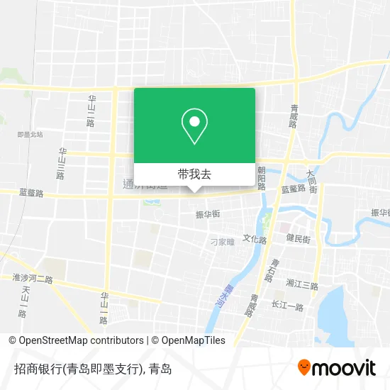 招商银行(青岛即墨支行)地图