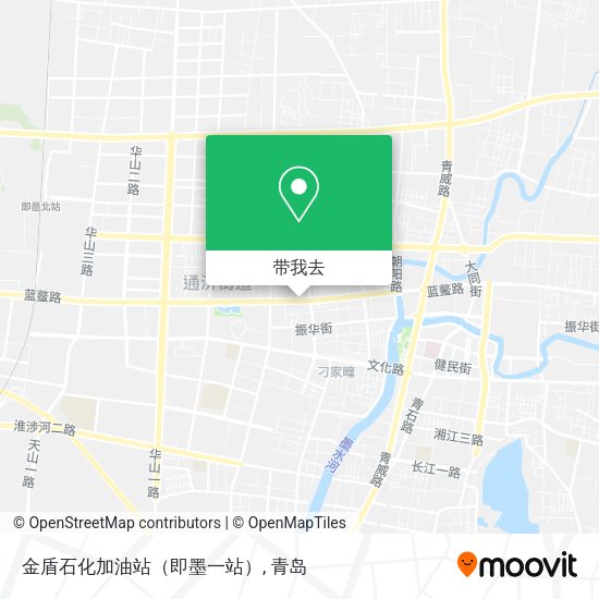 金盾石化加油站（即墨一站）地图