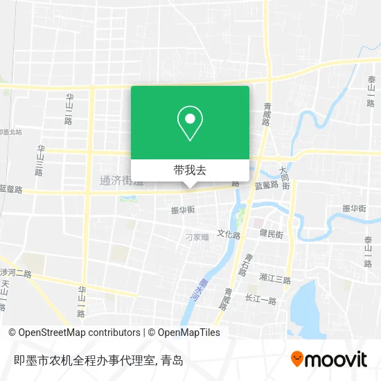 即墨市农机全程办事代理室地图
