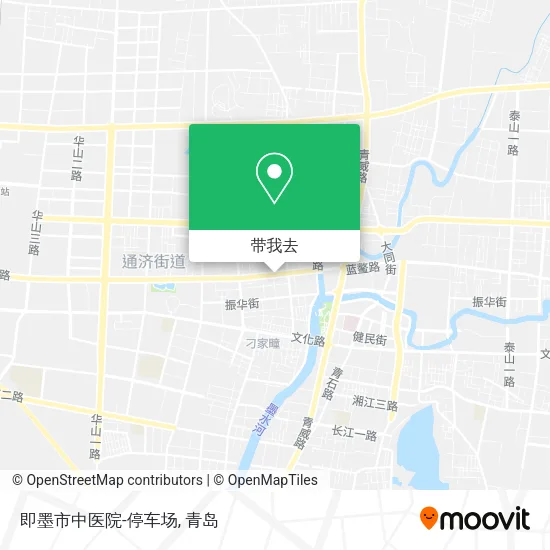 即墨市中医院-停车场地图