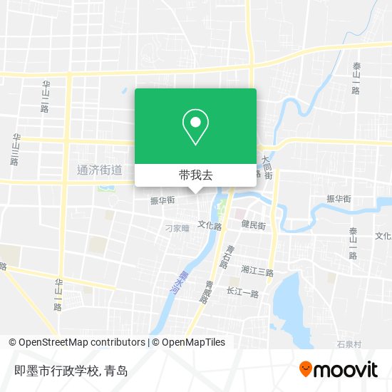 即墨市行政学校地图