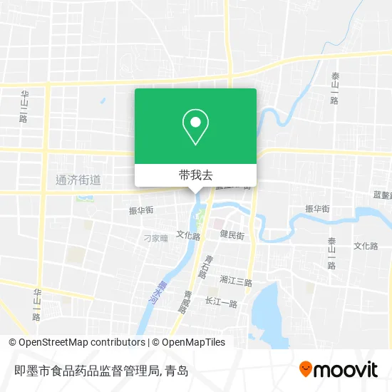 即墨市食品药品监督管理局地图