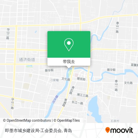 即墨市城乡建设局-工会委员会地图